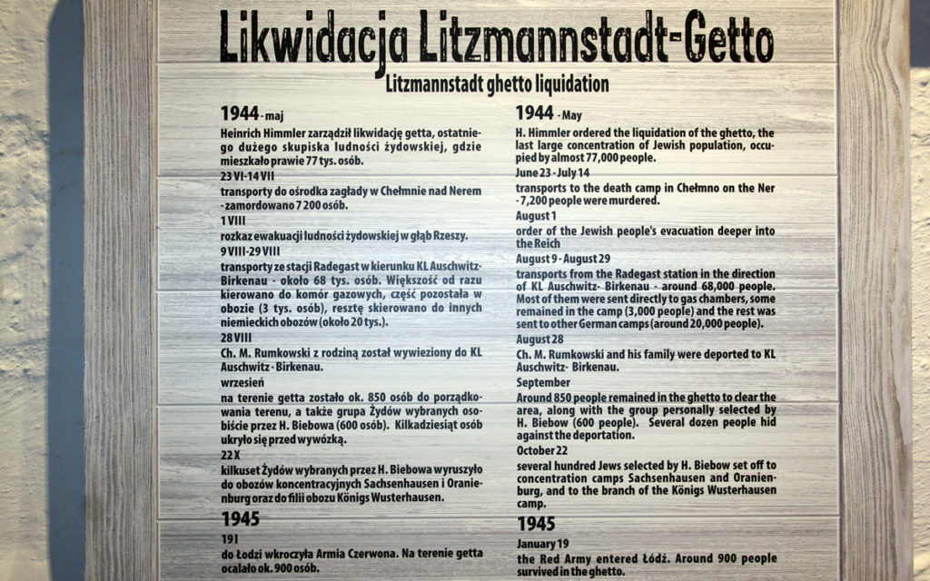 Bahnhof Radegast / Gedenkstätte des Ghettos Litzmannstadt